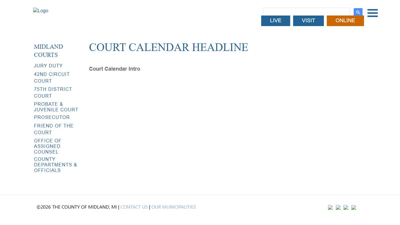 County of Midland, MI USA